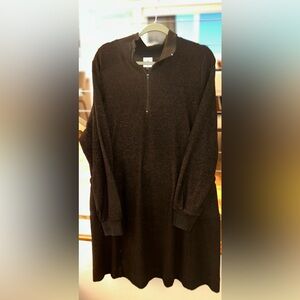 CAbi Black Long Sleeve Dress